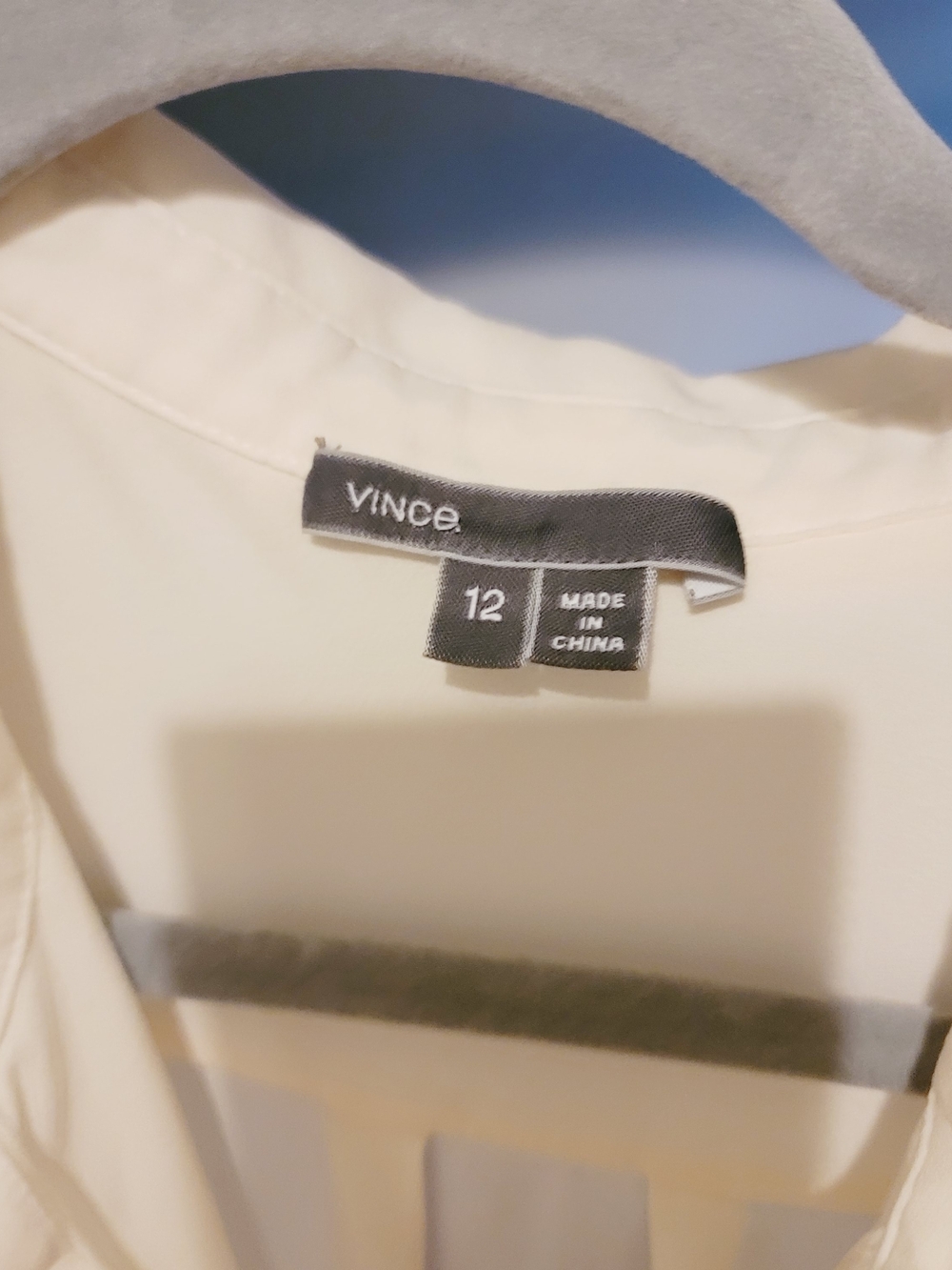 Vince Cream Two-Tone Jumpsuit - Picture 3 of 5